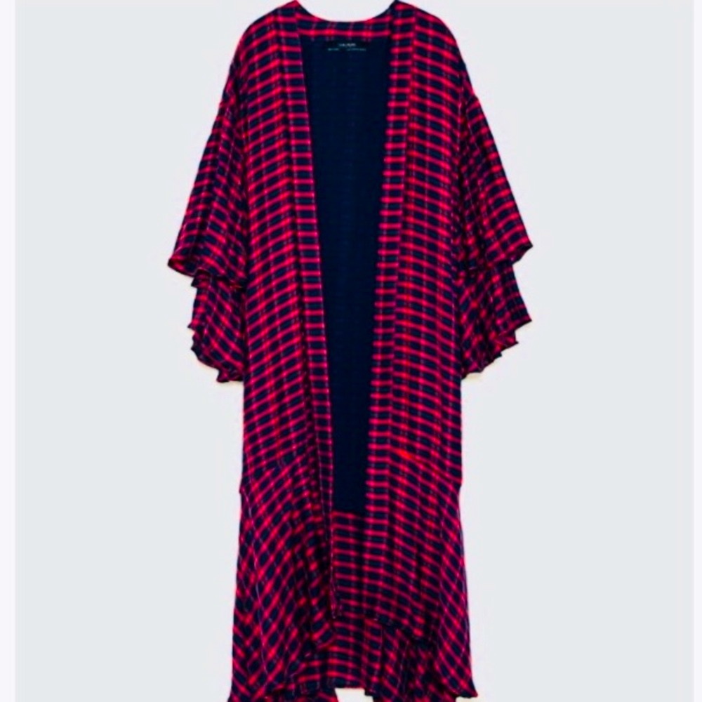 LONGLINE KIMONO DUSTER - Picture 2 of 2